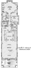 Lyceum Gateway floor plan unit B-3