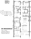 05 Residence 3 bedroom 2,458 sqft